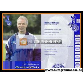 Autogramm Fussball | MSV Duisburg | 2005 | Bernard DIETZ 