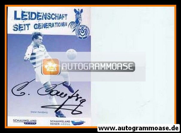 Autogramm Fussball | MSV Duisburg | 1960er Retro | Dieter DANZBERG (Schauinsland)