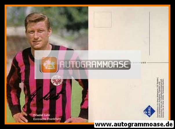 Autogramm Fussball | Eintracht Frankfurt | 1966 | Friedel LUTZ (Aral)