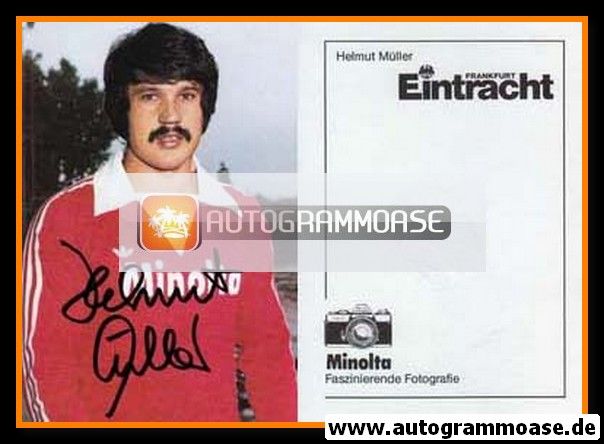 Autogramm Fussball | Eintracht Frankfurt | 1978 | Helmut MÜLLER