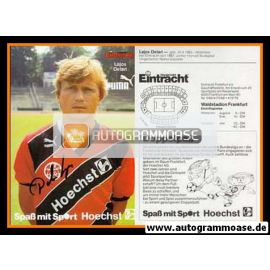Autogramm Fussball | Eintracht Frankfurt | 1987 | Lajos DETARI 