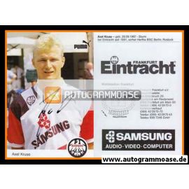Autogramm Fussball | Eintracht Frankfurt | 1991 | Axel KRUSE