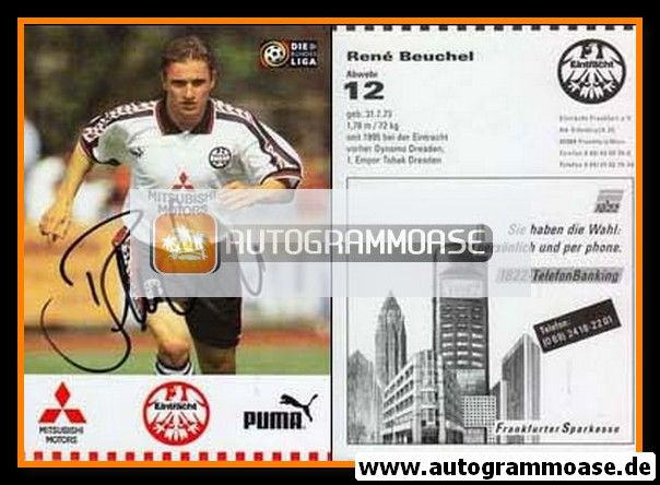 Autogramm Fussball | Eintracht Frankfurt | 1996 | Rene BEUCHEL