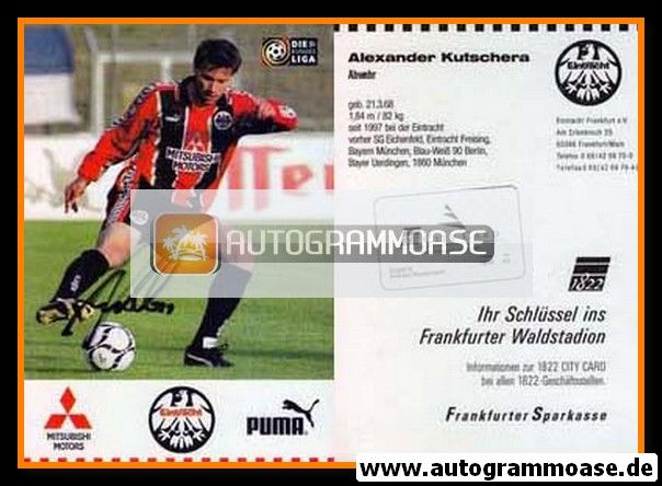 Autogramm Fussball | Eintracht Frankfurt | 1996 | Alexander KUTSCHERA (Spielszene)