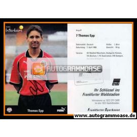 Autogramm Fussball | Eintracht Frankfurt | 1998 | Thomas EPP