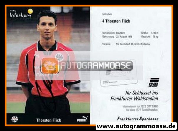 Autogramm Fussball | Eintracht Frankfurt | 1998 | Thorsten FLICK