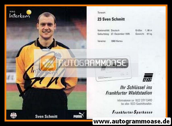 Autogramm Fussball | Eintracht Frankfurt | 1998 | Sven SCHMITT