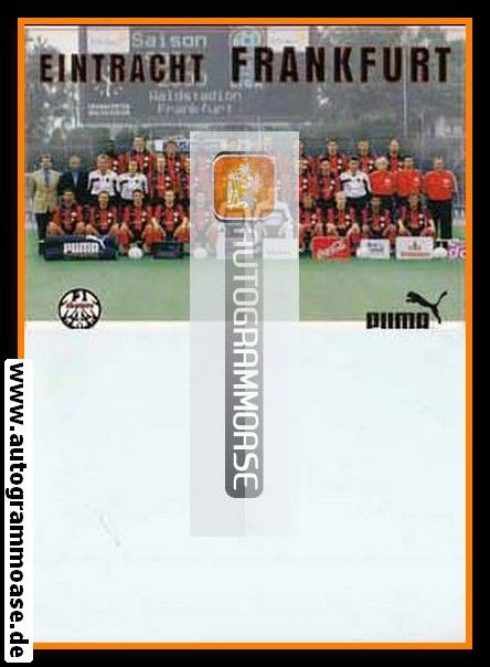 Mannschaftskarte Fussball | Eintracht Frankfurt | 1999 Puma