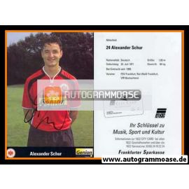 Autogramm Fussball | Eintracht Frankfurt | 2000 | Alexander SCHUR