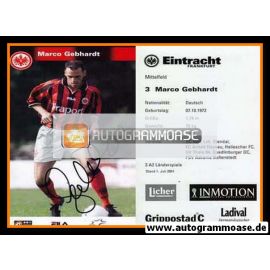 Autogramm Fussball | Eintracht Frankfurt | 2001 | Marco GEBHARDT