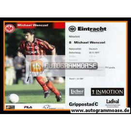 Autogramm Fussball | Eintracht Frankfurt | 2001 | Michael WENCZEL