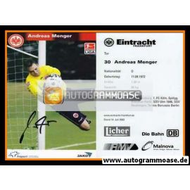 Autogramm Fussball | Eintracht Frankfurt | 2003 | Andreas MENGER