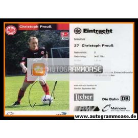 Autogramm Fussball | Eintracht Frankfurt | 2003 | Christoph PREUSS