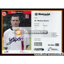 Autogramm Fussball | Eintracht Frankfurt | 2004 | Markus BEIERLE