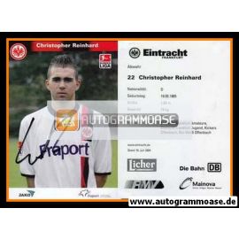 Autogramm Fussball | Eintracht Frankfurt | 2004 | Christopher REINHARD