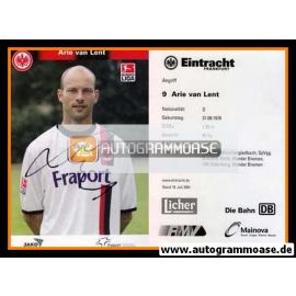 Autogramm Fussball | Eintracht Frankfurt | 2004 | Arie VAN LENT