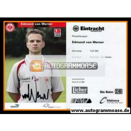 Autogramm Fussball | Eintracht Frankfurt | 2004 | Edmund VON WERNER