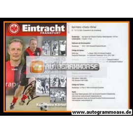 Autogramm Fussball | Eintracht Frankfurt | 2010er | Karl-Heinz KÖRBEL (Jako Spielszene)