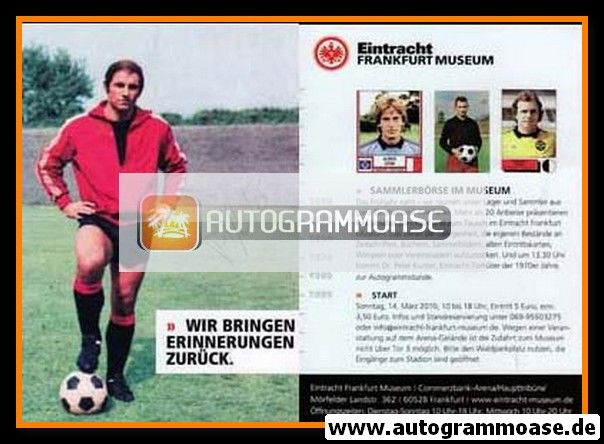 Autogramm Fussball | Eintracht Frankfurt | 1960er Retro | Peter KUNTER (Museum)