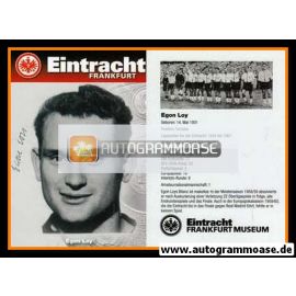 Autogramm Fussball | Eintracht Frankfurt | 1960er Retro | Egon LOY (Museum)