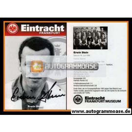 Autogramm Fussball | Eintracht Frankfurt | 1960er Retro | Erwin STEIN (Museum)