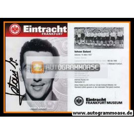 Autogramm Fussball | Eintracht Frankfurt | 1960er Retro | Istvan SZTANI (Museum)