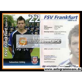 Autogramm Fussball | FSV Frankfurt | 2007 | Sebastian GÖBIG