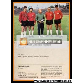 Autogramme Fussball | Hannover 96 | 1969 SB | DER TRAINER UND DIE NEUEN + 2 AG