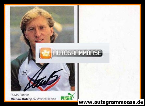 Autogramm Fussball | SV Werder Bremen | 1984 | Michael KUTZOP