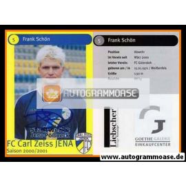 Autogramm Fussball | FC Carl Zeiss Jena | 2000 | Frank SCHÖN