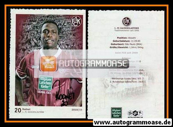 Autogramm Fussball | 1. FC Kaiserslautern | 2010 | RODNEI