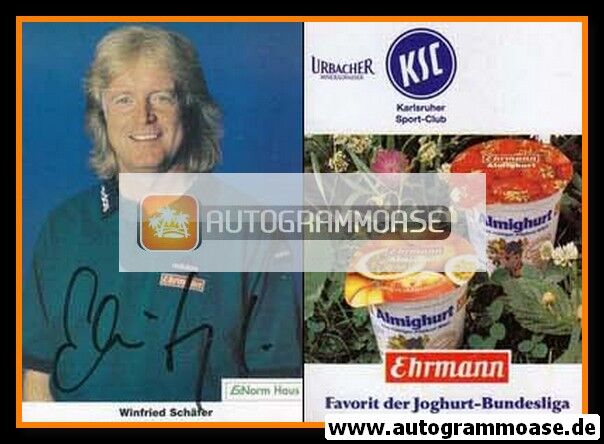 Autogramm Fussball | Karlsruher SC | 1996 | Winfried SCHÄFER