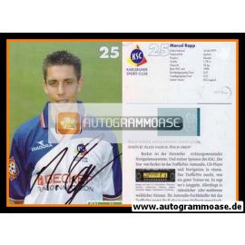 Autogramm Fussball | Karlsruher SC | 1999 | Marcel RAPP