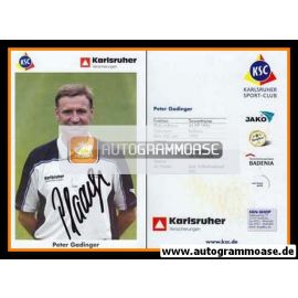 Autogramm Fussball | Karlsruher SC | 2002 | Peter GADINGER