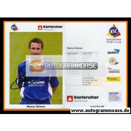 Autogramm Fussball | Karlsruher SC | 2002 | Marco GRIMM