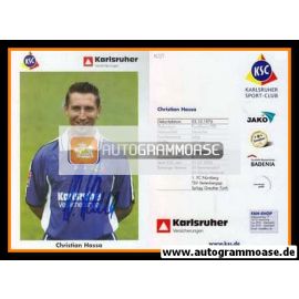 Autogramm Fussball | Karlsruher SC | 2002 | Christian HASSA