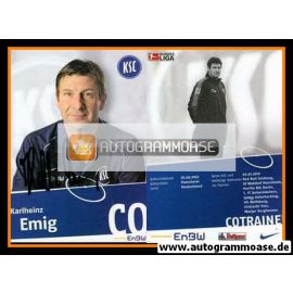 Autogramm Fussball | Karlsruher SC | 2009 | Karlheinz EMIG