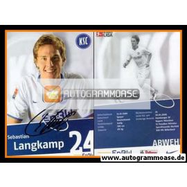 Autogramm Fussball | Karlsruher SC | 2009 | Sebastian LANGKAMP