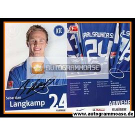 Autogramm Fussball | Karlsruher SC | 2010 | Sebastian LANGHANS