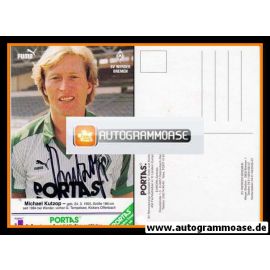 Michael Kutzop Autogrammkarte Werder Bremen 1985-86 Original Sign+A 114105 