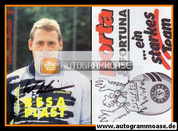 Autogramm Fussball | Fortuna Köln | 1996 | Wolfgang WIESNER