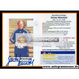 Autogramm Fussball | 1994 | Günter WIENHOLD (CdA)