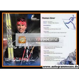 Autogramm Langlauf | Thomas EBNER | 2009 (Portrait Color)
