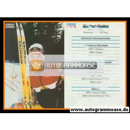 Autogramm Langlauf | Giachem GUIDON | 1994 (Credit Suisse)