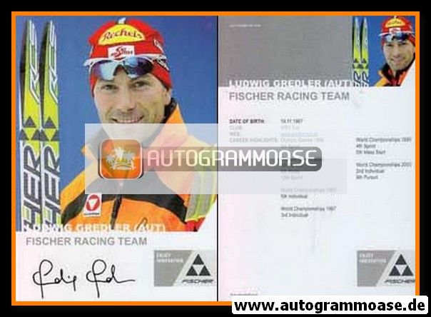 Autogramm Biathlon | Ludwig GREDLER | 2000er (Fischer)