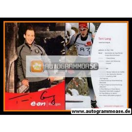 Autogramm Biathlon | Toni LANG | 2009 (EON Ruhrgas)