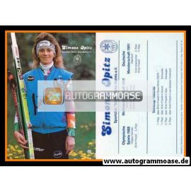 Autogramm Langlauf | Simone OPITZ | 1992 (SC Motor Zella-Mehlis)