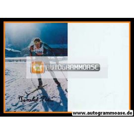 Autogramm Langlauf | Torald REIN | 1990er Foto (Rennszene Color)