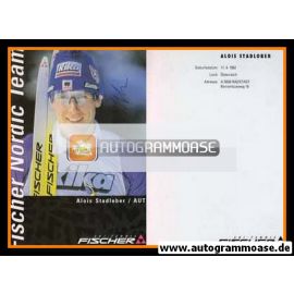 Autogramm Langlauf | Alois STADLOBER | 1990er (Fischer)