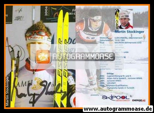 Autogramm Langlauf | Martin STOCKINGER | 2007 (Skipool)